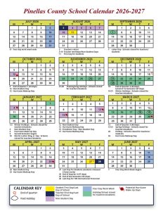 Pinellas County School Calendar 2026-2027